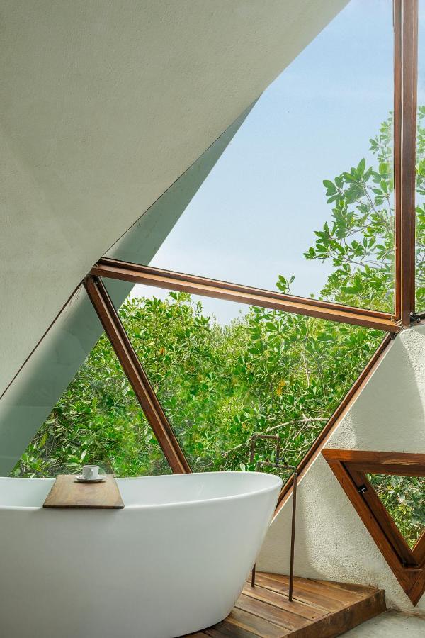 Mamasan Treehouses & Cabins Tulum Pueblo Buitenkant foto
