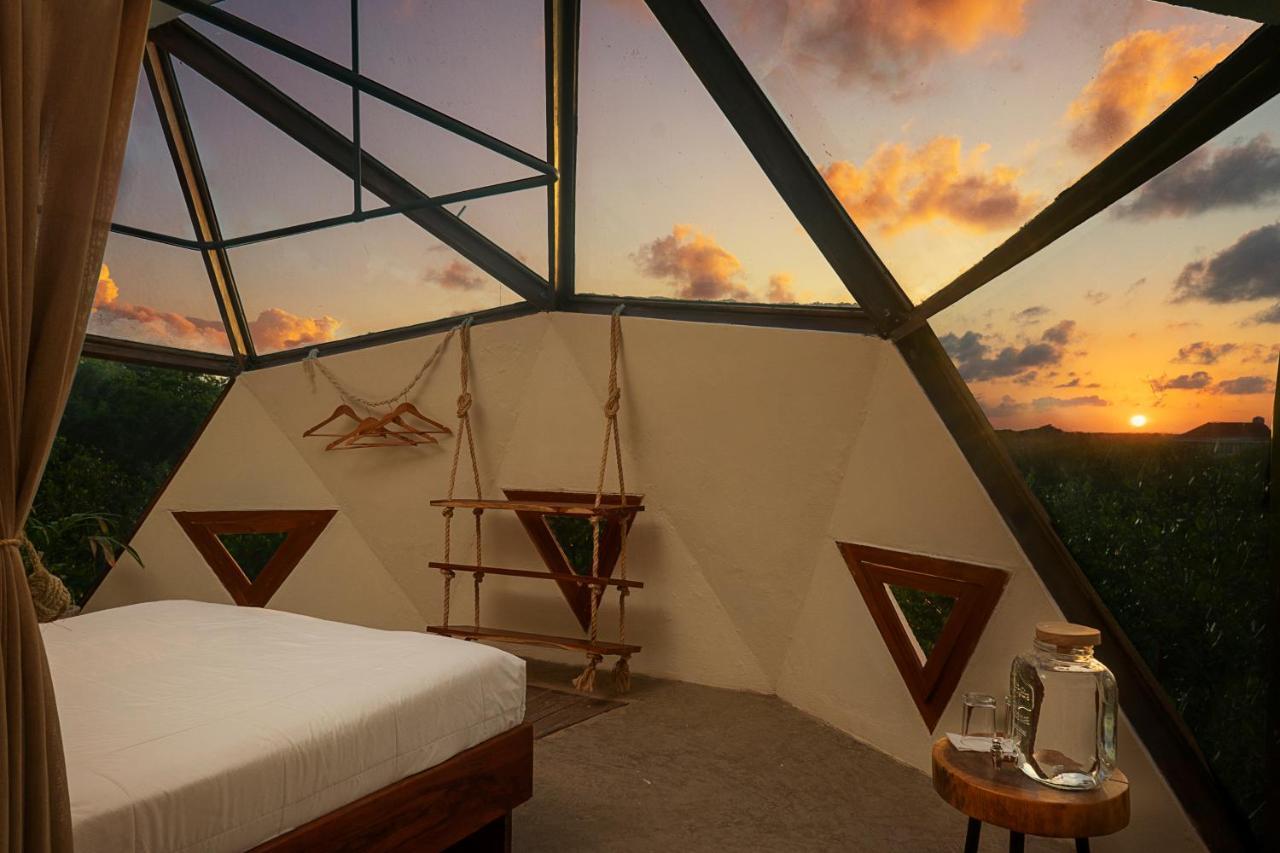 Mamasan Treehouses & Cabins Tulum Pueblo Buitenkant foto