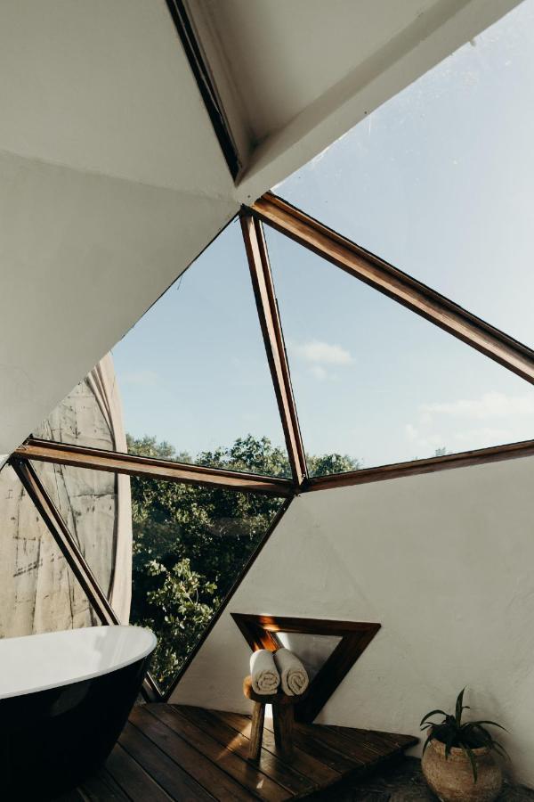 Mamasan Treehouses & Cabins Tulum Pueblo Buitenkant foto