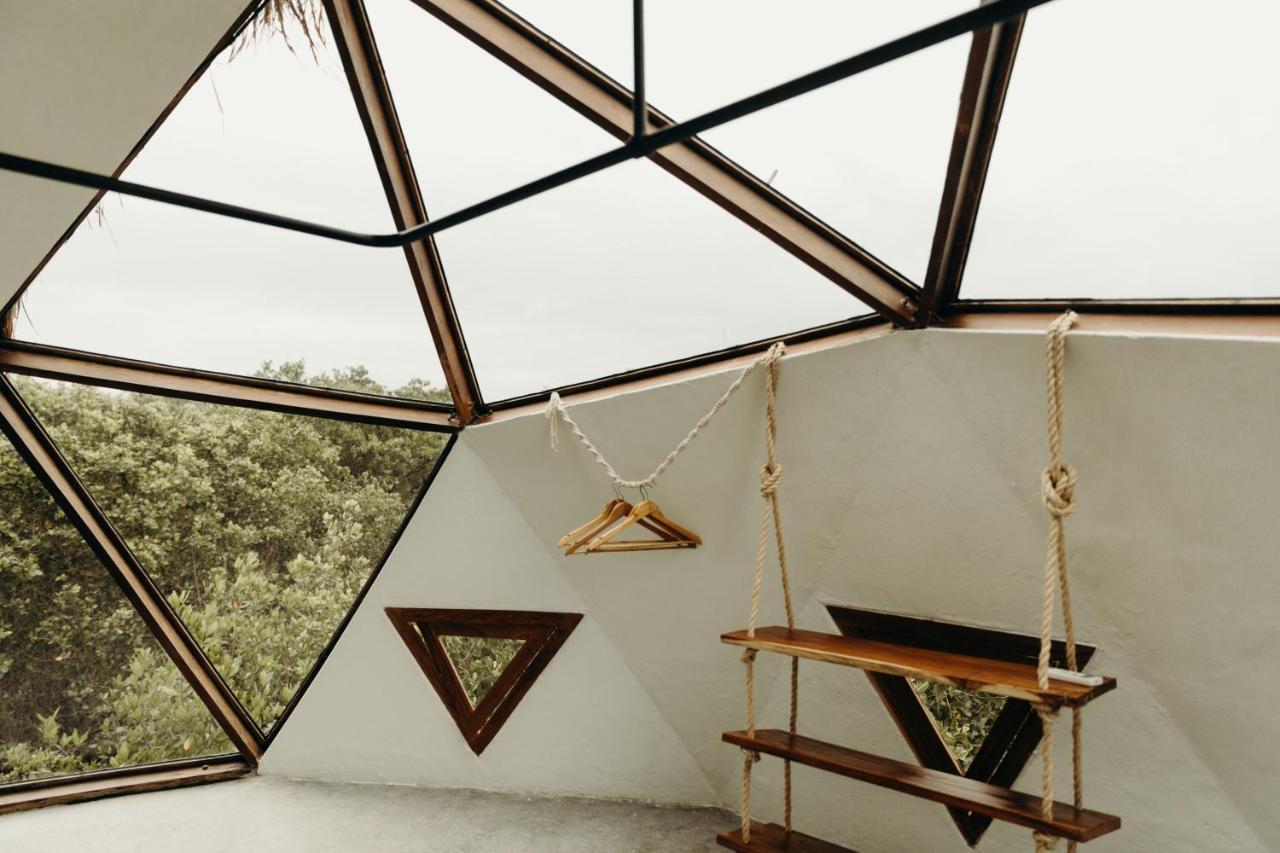 Mamasan Treehouses & Cabins Tulum Pueblo Buitenkant foto
