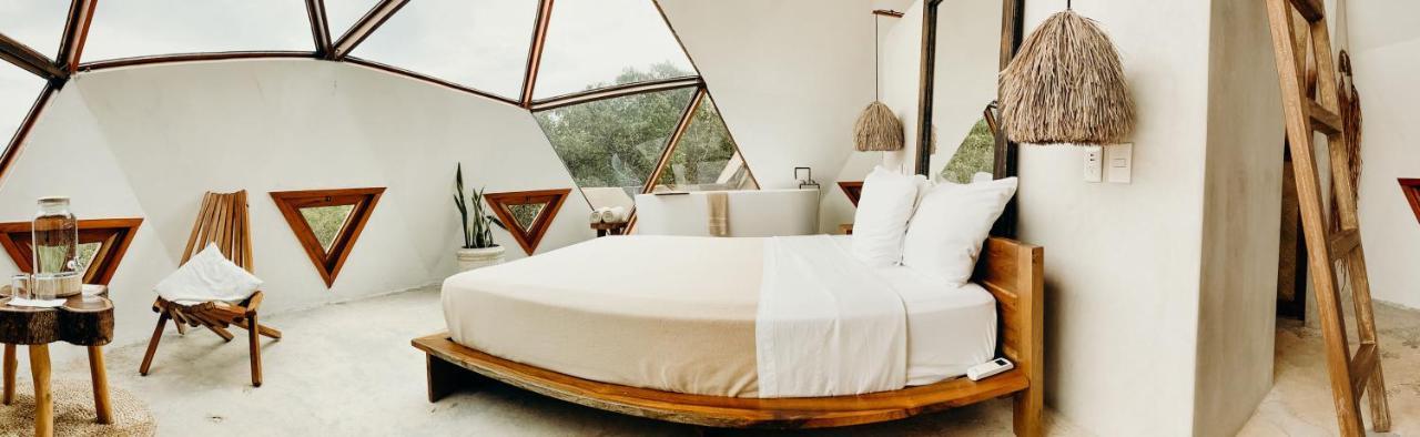 Mamasan Treehouses & Cabins Tulum Pueblo Buitenkant foto
