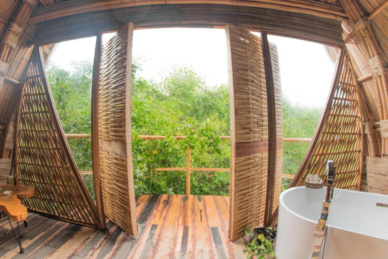 Mamasan Treehouses & Cabins Tulum Pueblo Buitenkant foto